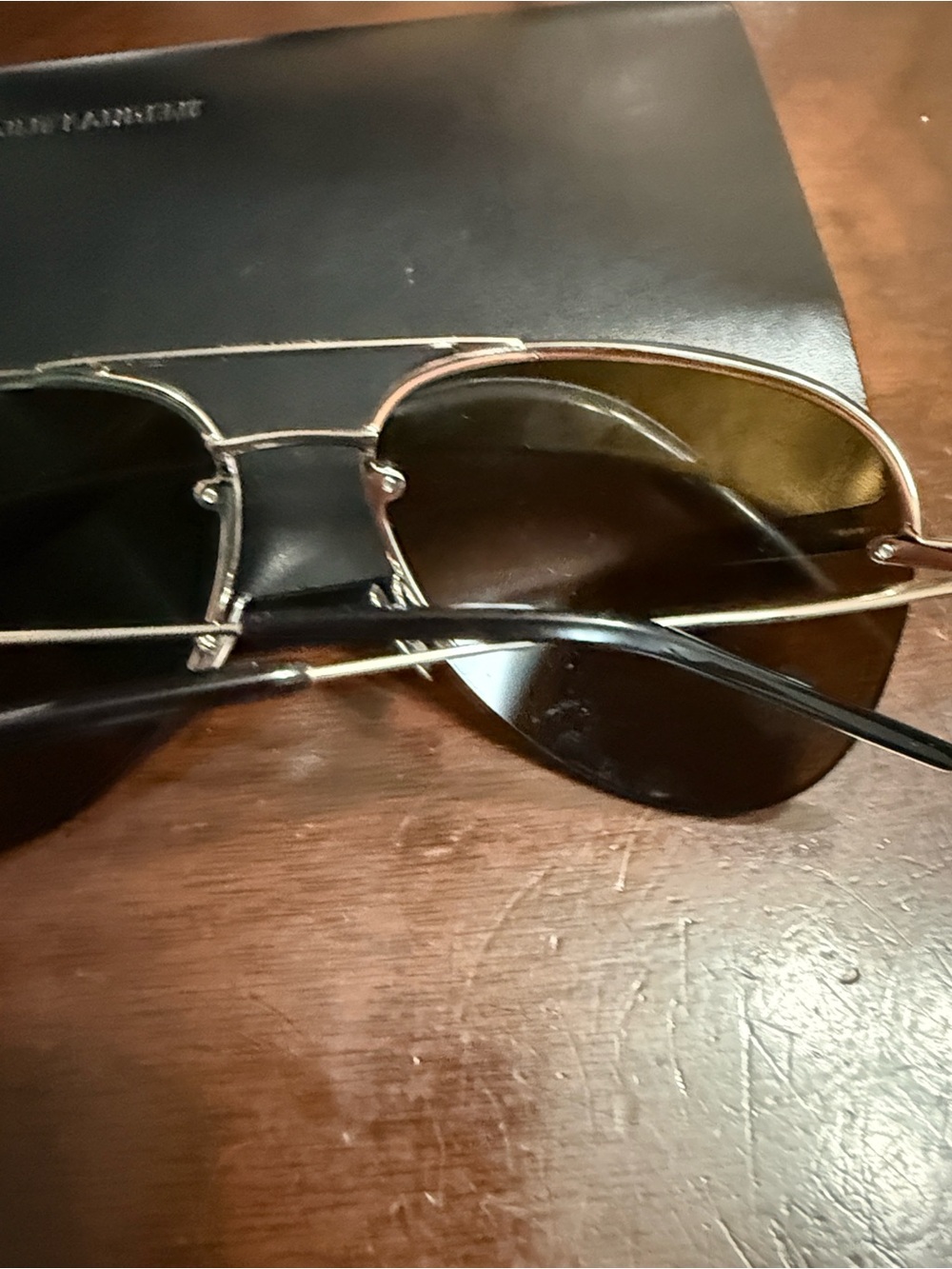 Saint Laurent Classic 11 M 002 silver with brown - Picture 14 of 14